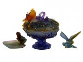 THREE DAUM PATE DE VERRE ARTIC