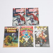 Three DC Comics and Two Others