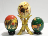 THREE DECORATIVE DECOUPAGE OST