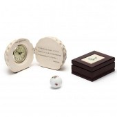 THREE DECORATIVE GOLFING ACCES
