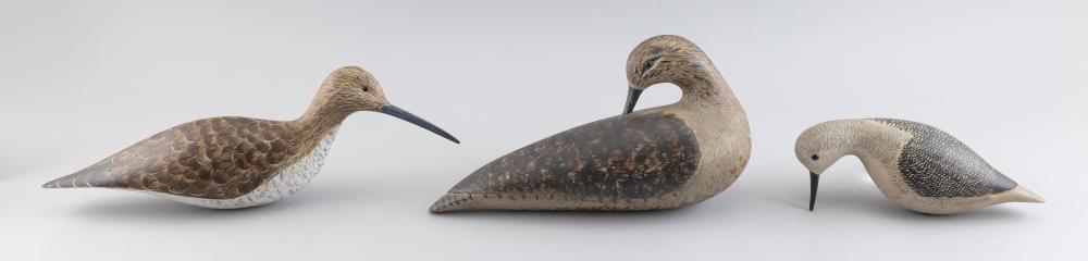 THREE DECORATIVE SHOREBIRDS 20TH