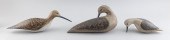 THREE DECORATIVE SHOREBIRDS 20
