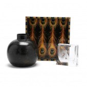 THREE DECORATIVE TABLE ACCESSO