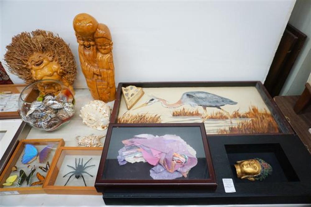 THREE DECORATIVE WALL ARTWORKS, TWO
