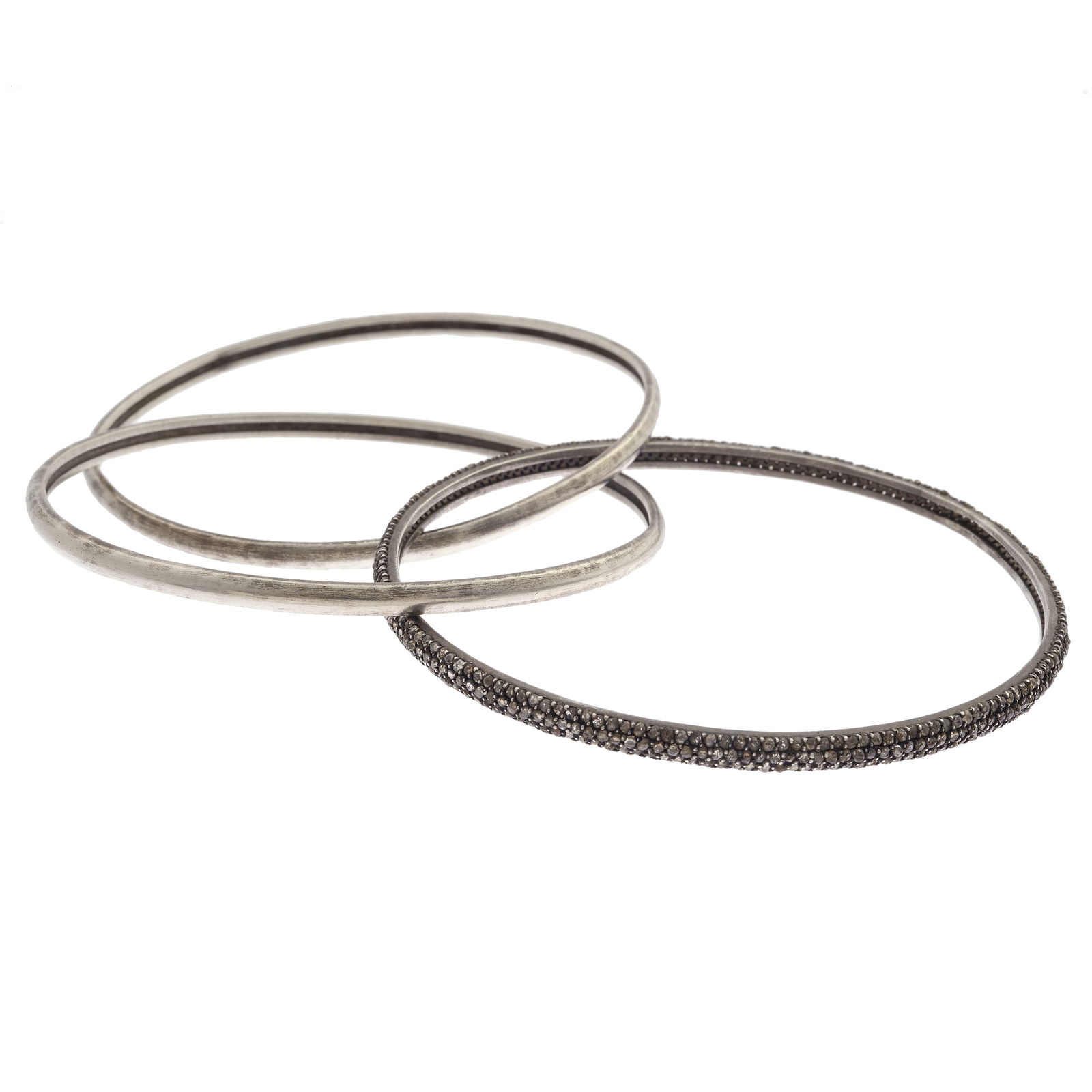 THREE DIAMOND, STERLING SILVER,