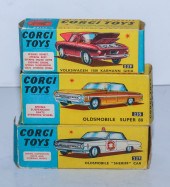 THREE DIE-CAST CORGI TOYS VEHI