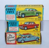 THREE DIE-CAST CORGI TOYS VEHI