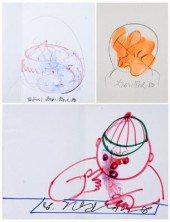 Three Dieter Roth drawings (Ge