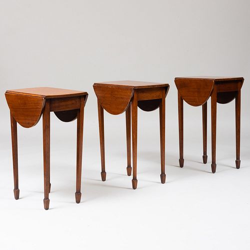 THREE DIMINUTIVE MAHOGANY