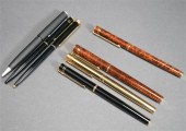 THREE DIPLOMAT FOUNTAIN PENS,