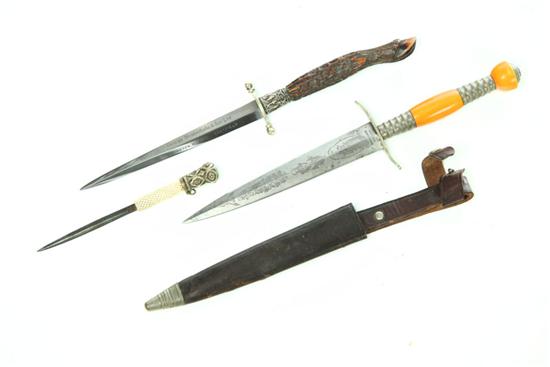 THREE DIRKS.  European  late
