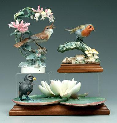 Three Doughty bird figurines: