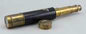 THREE-DRAW BRASS TELESCOPE 19T