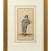 Three Drawings of Figures
Will