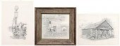 Three drawings, Winslow Cranne