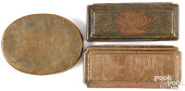 THREE DUTCH ENGRAVED TOBACCO B