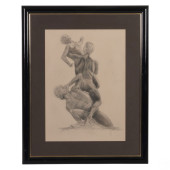 THREE DYNAMIC NUDES GRAPHITE C