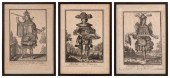 THREE EARLY 18TH CENTURY ENGRA