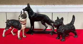Three early 20th C. cast iron