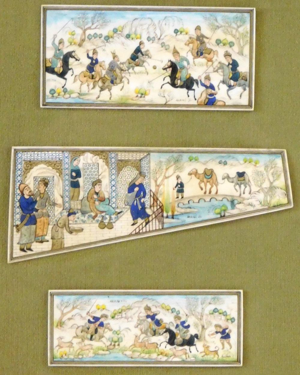 THREE EARLY 20TH C. PERSIAN