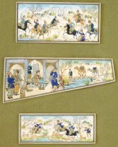 THREE EARLY 20TH C. PERSIAN MI