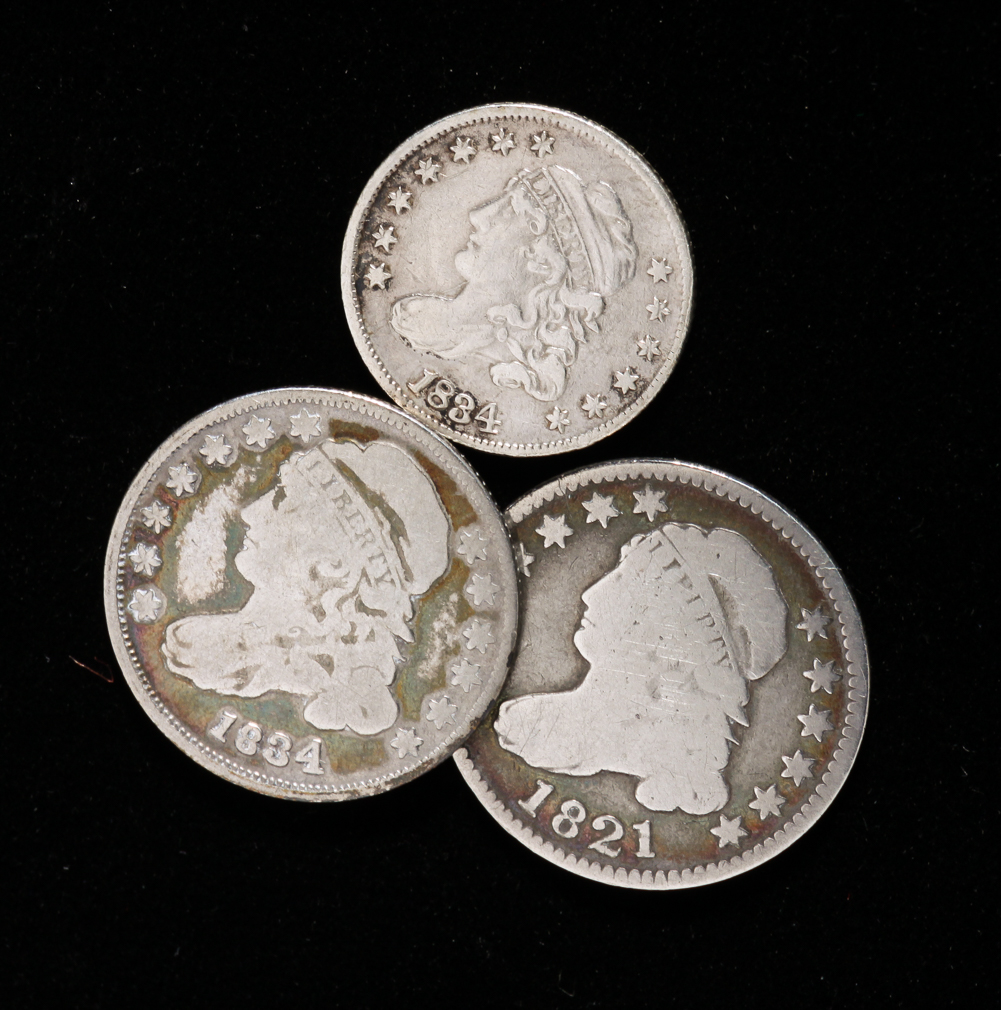 THREE EARLY AMERICAN SILVER