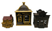 THREE EARLY CAST IRON BUILDING