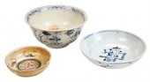 THREE EARLY CHINESE PORCELAIN