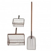 THREE EARLY CLAM RAKES Early t