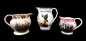 THREE EARLY ENGLISH SOFT PASTE