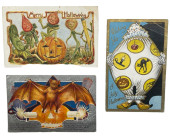 THREE EARLY HALLOWEEN POSTCARD