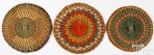 THREE EARLY HOPI INDIAN COILED