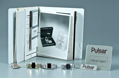 Three early Pulsar watches with