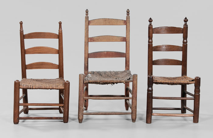 Three Early Southern Side Chairs