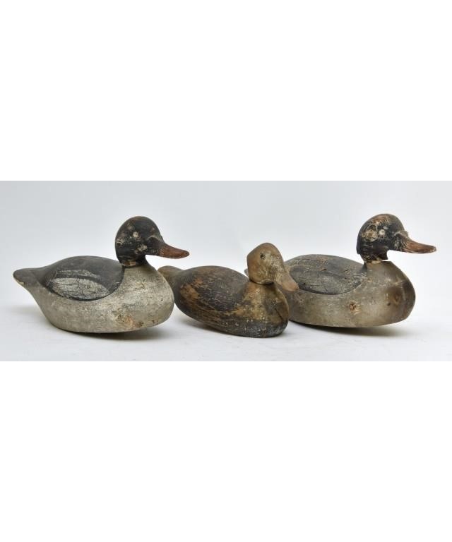 Three early working decoys,