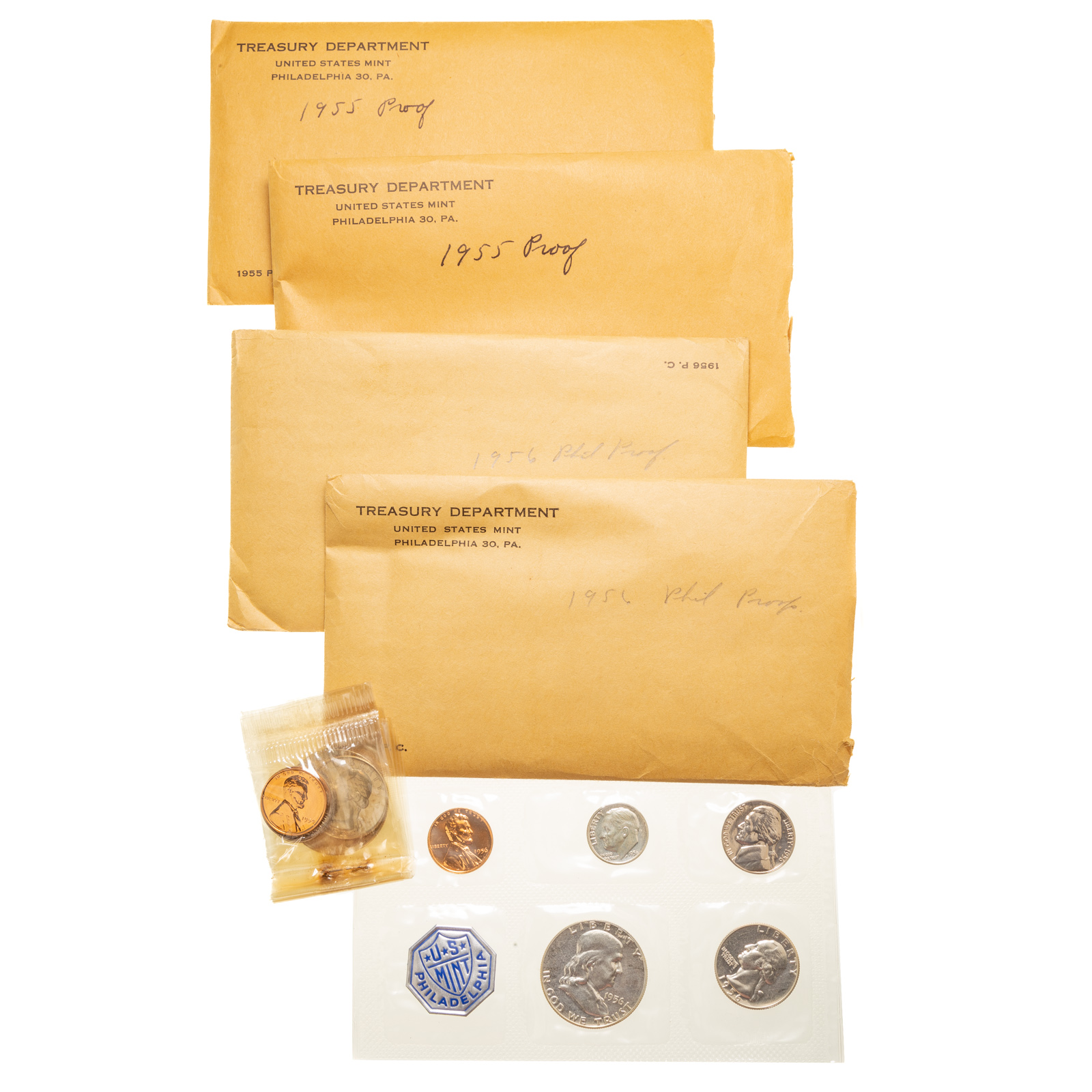 THREE EARLY YEARS OF SILVER PROOF