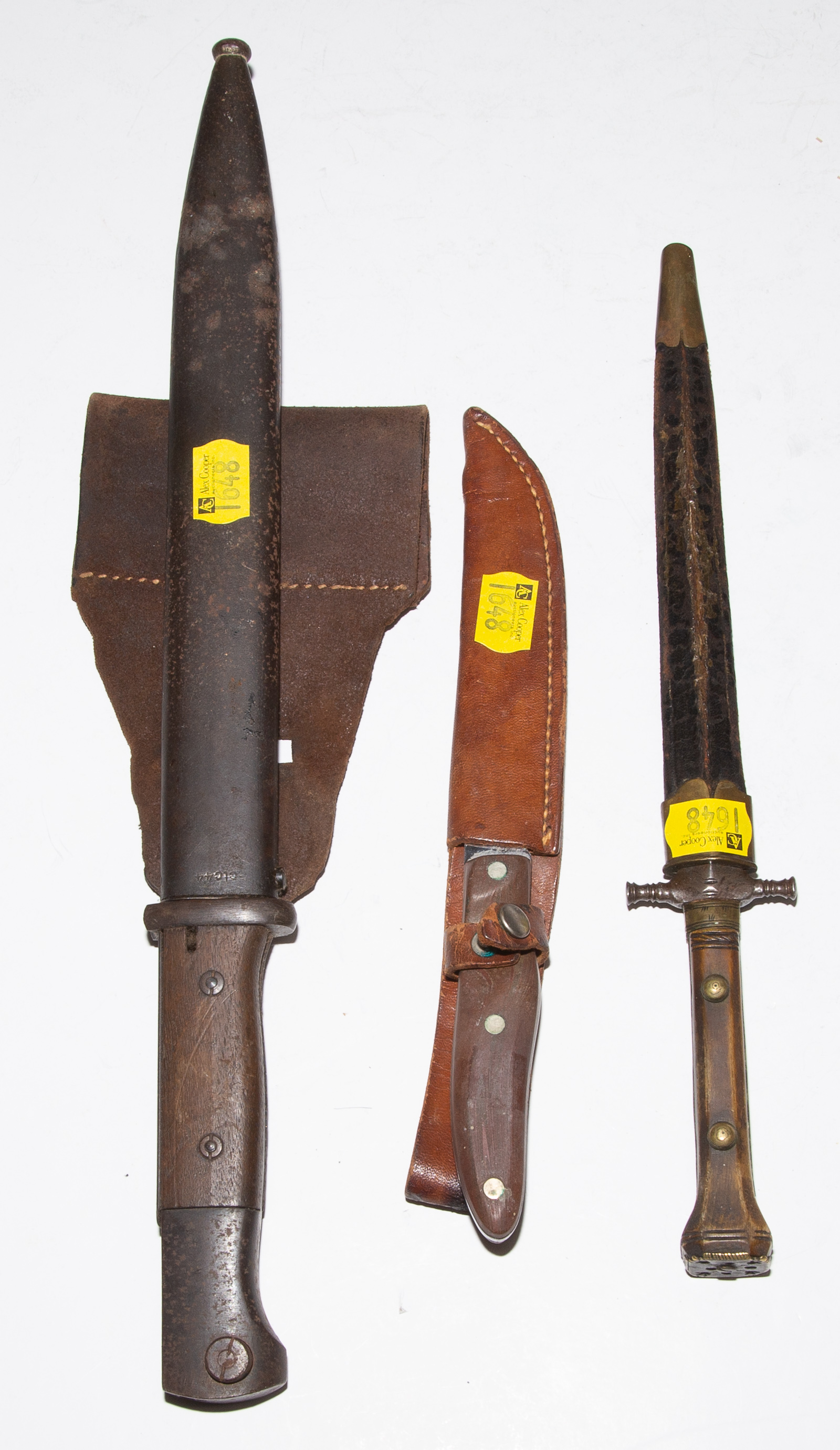 THREE EDGED WEAPONS Includes an