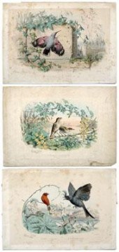 Three Edouard Travies prints (