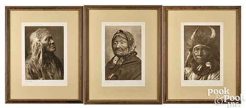 THREE EDWARD CURTIS