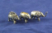 Three Edwardian novelty silver