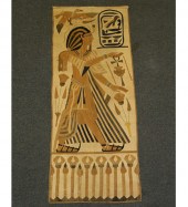 Three Egyptian tapestry panels