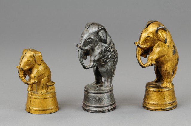 THREE ELEPHANT ON TUBS STILL