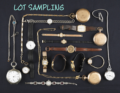 Three Elgin pocket watches together