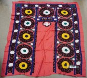 THREE EMBROIDERED SUZANI PRAYE
