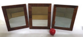 THREE EMPIRE OGEE MIRRORS 1840