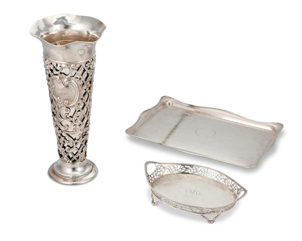THREE ENGLISH AND DUTCH STERLING