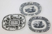 THREE ENGLISH BLACK AND WHITE