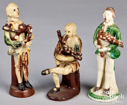 THREE ENGLISH CERAMIC ASTBURY