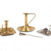 Three English Chambersticks, B