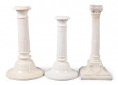 THREE ENGLISH CREAMWARE NEOCLA
